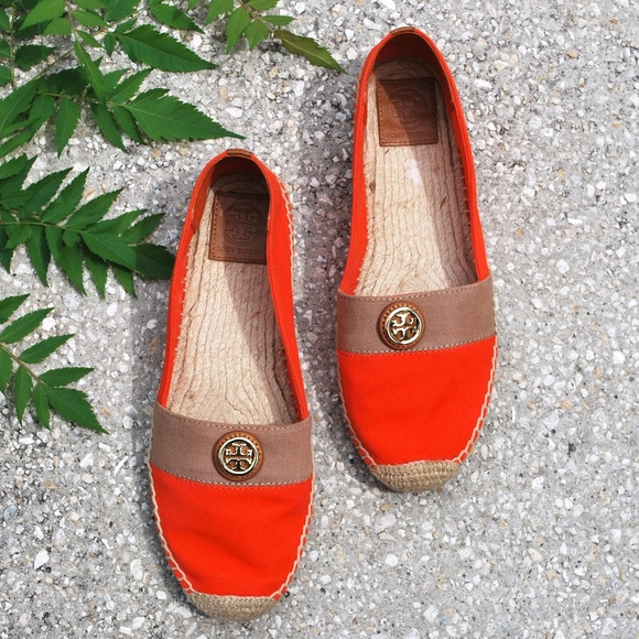 Tory Burch Shoes - Tory Burch Color Block Espadrille Flats Size 10.5